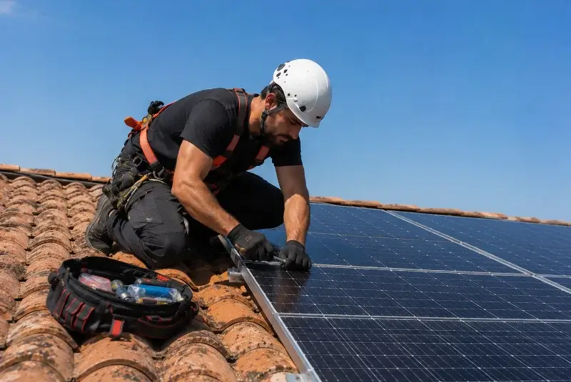 Maintenance et monitoring de panneaux solaires à Lacanau